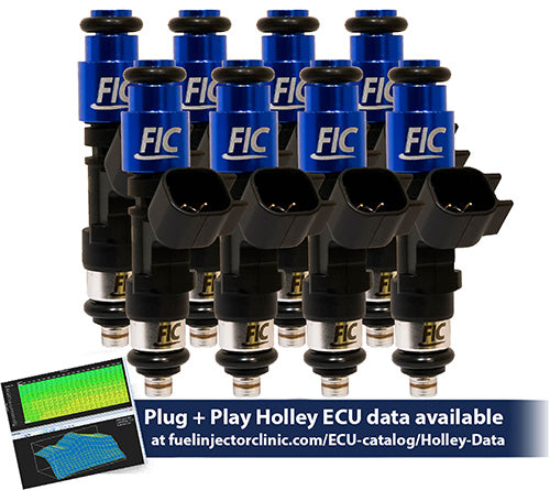 445cc (50 lbs/hr at OE 58 PSI fuel pressure) FIC Fuel Injector Clinic Injector Set for Holley Hemi (High-Z)