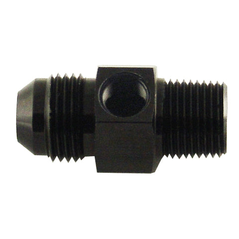 Flare To Pipe Adapter with 1/8 Port -06 | 1/4 NPT