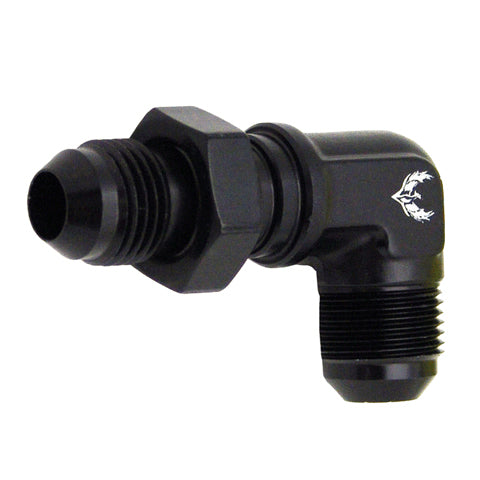 90° Bulkhead Flare Union -12