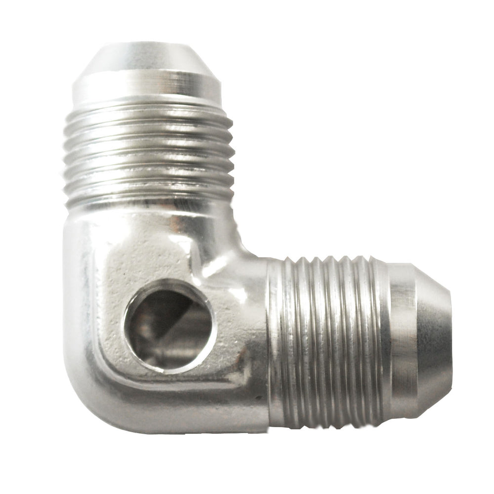 90° Flare with 1/8 Port -06