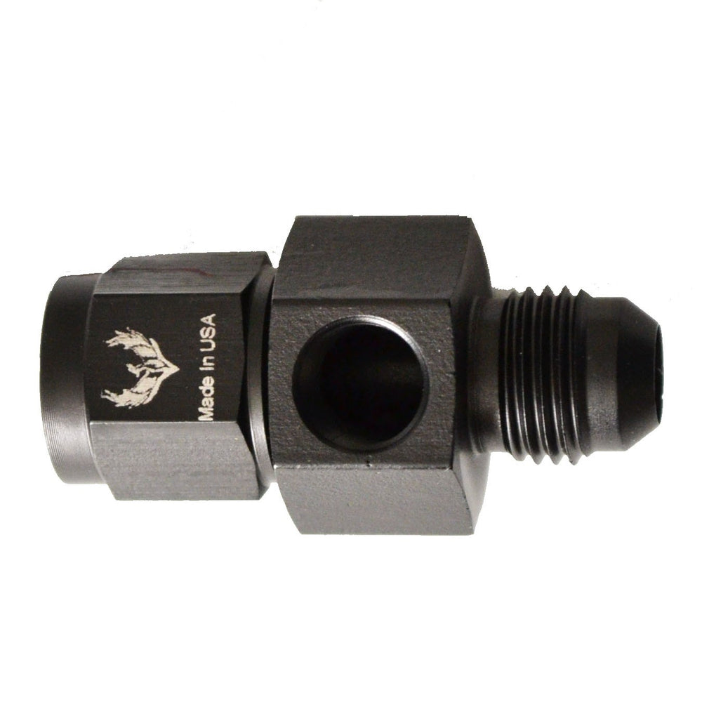 Female Swivel to AN Male with 1/8 Port -03