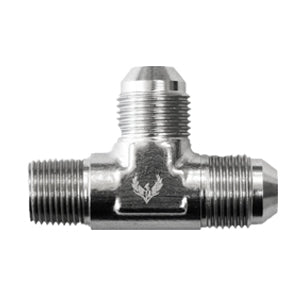 Flare to Pipe TEE on Run -20 | 1-1/4 NPT