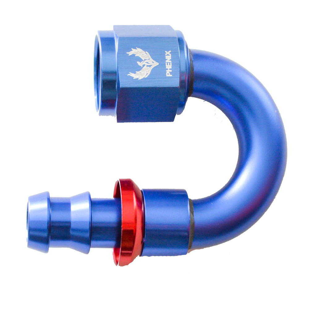 Push-Lok Hose End -08 x 180°