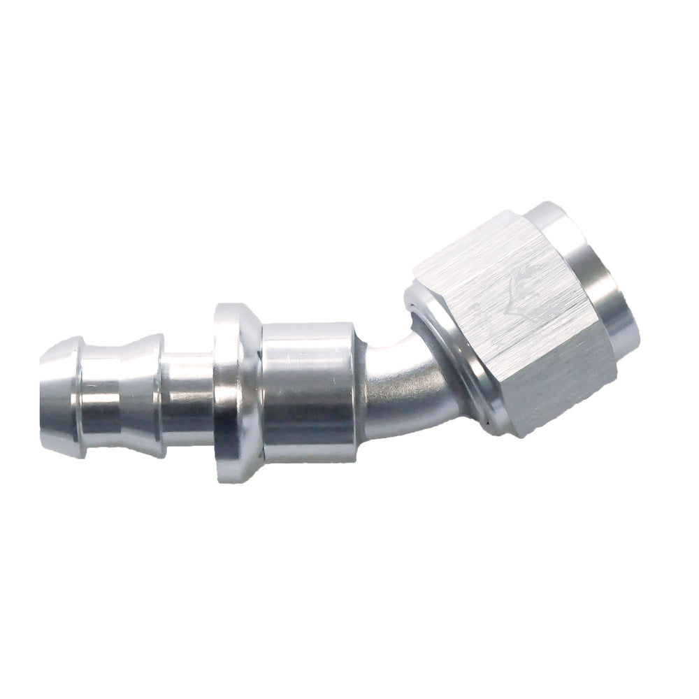 Push-Lok Hose End -08 x 45°