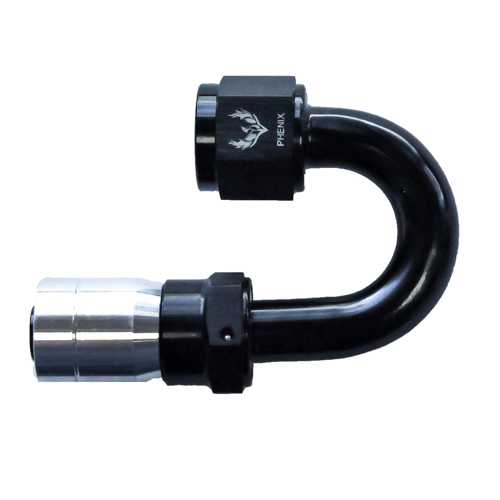 Crimped Hose End -12 x 180°