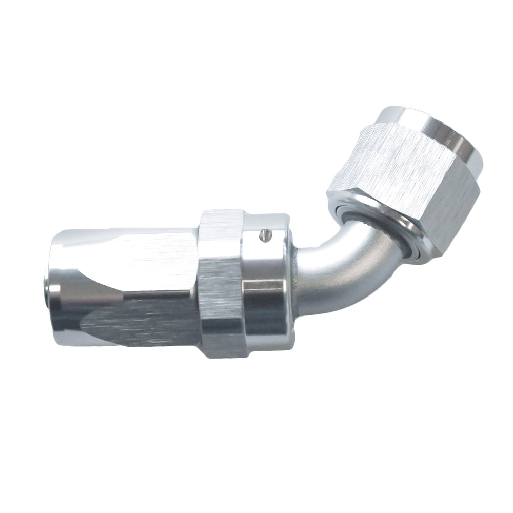 Compression Swivel Hose End -08 x 60°