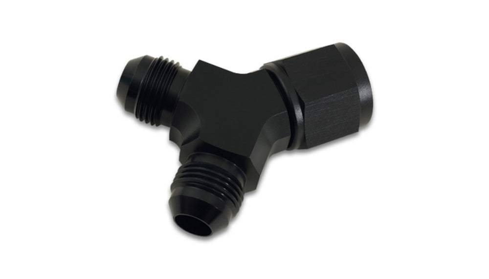Fitting Y-Block Female -12 AN Inlet Male -10