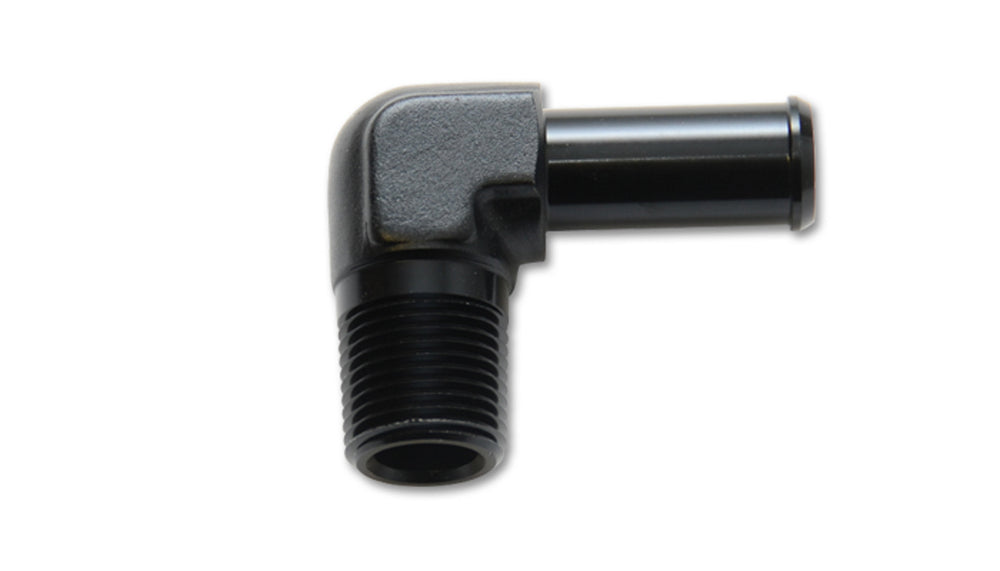 Male NPT to Hose Barb Adapter 90 Degree;