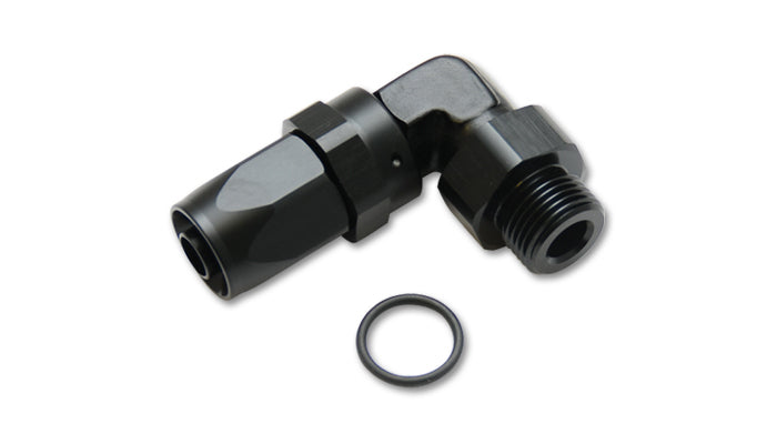 Male -6AN x 9/16-18 90 Degree Hose End Fitting