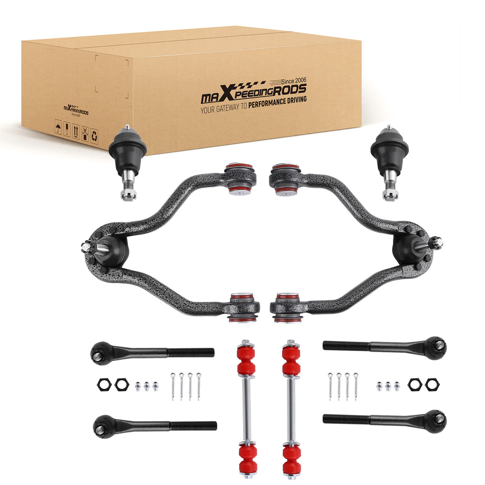 Front Upper Control Arm Sway Bars Kit For 1995-1999 Compatible for Chevy K1500 K2500 Compatible for Tahoe 4WD
