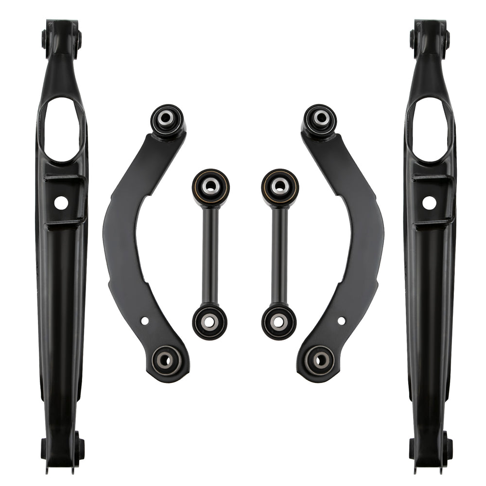 Rear Upper Lower Control Arms Lateral Toe Arms Compatible for Jeep Compass Patriot 2007-17