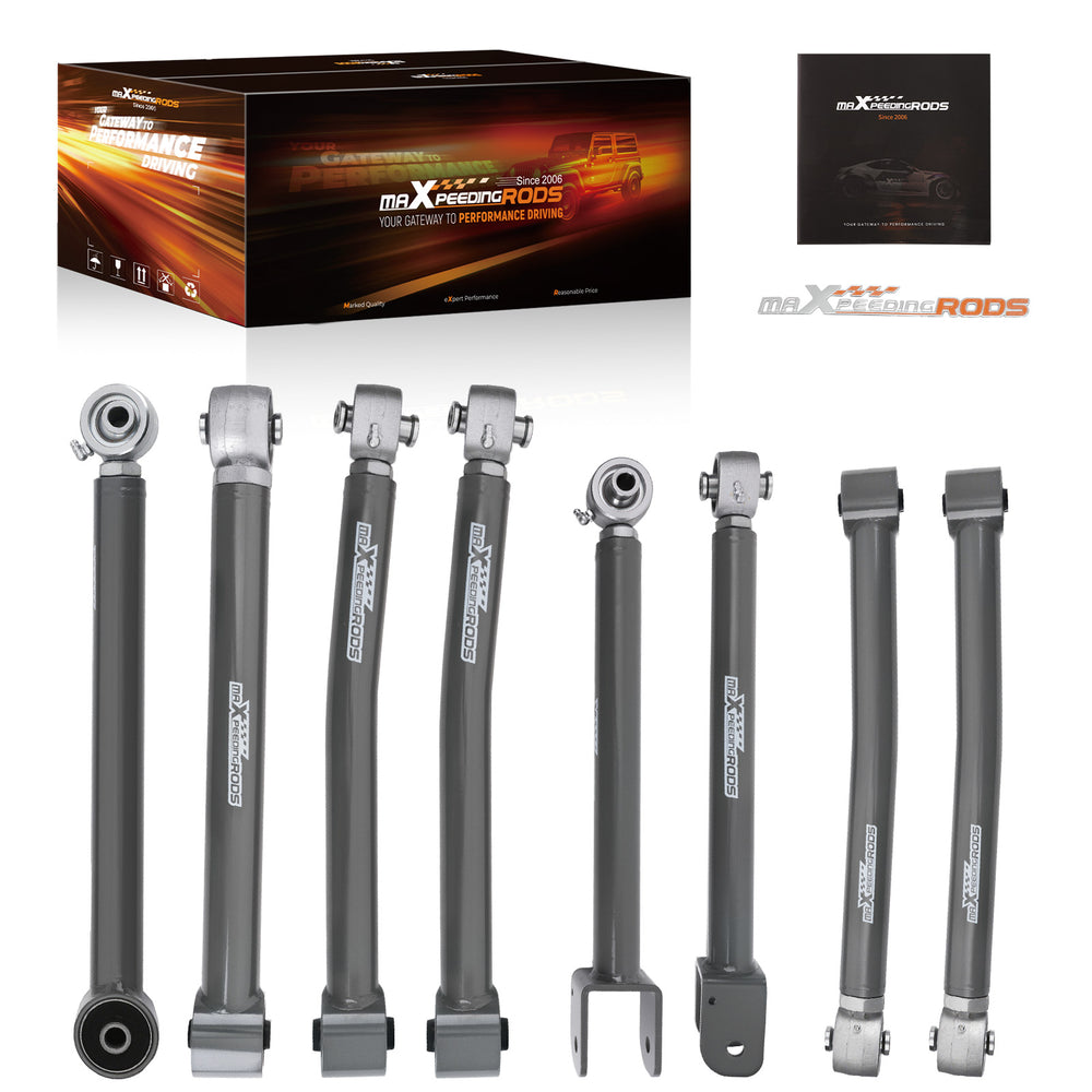 0-6 Lift Adjustable Control Arms FrontRear Compatible for Jeep Wrangler JK 07-18 4WD