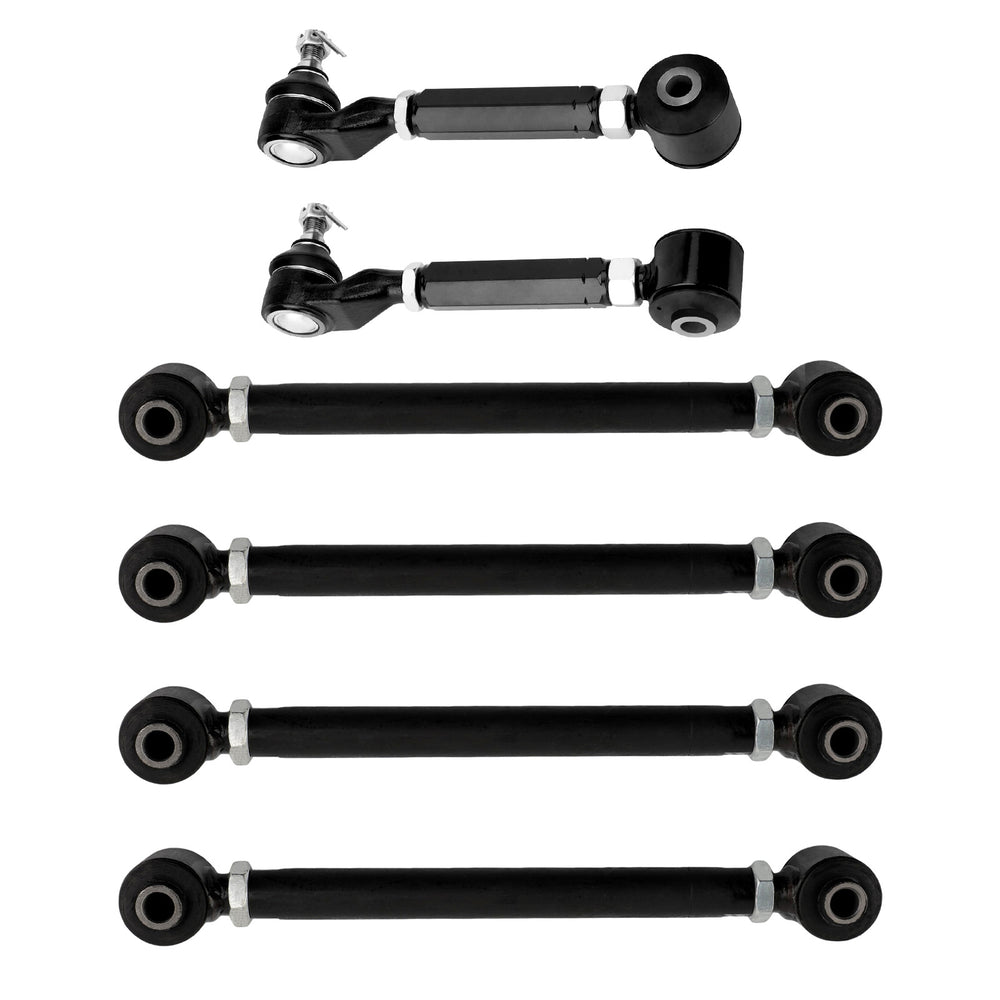 6 Pcs Rear UpperLower Control Toe Camber Arms Compatible for Honda Accord 2003 - 2007