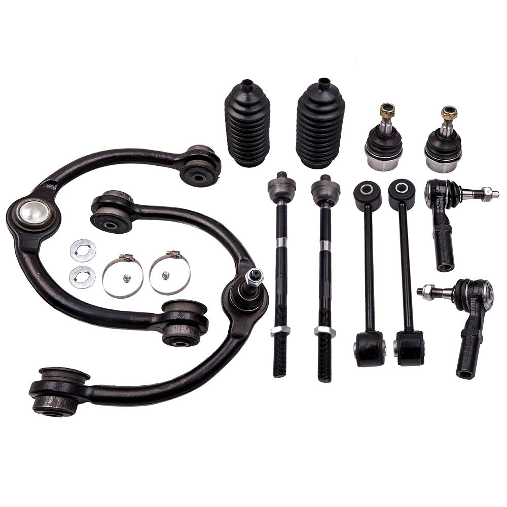 12 Pcs Front Upper Control Arms w/Ball Joint Compatible for Jeep Commander 2006 - 2010