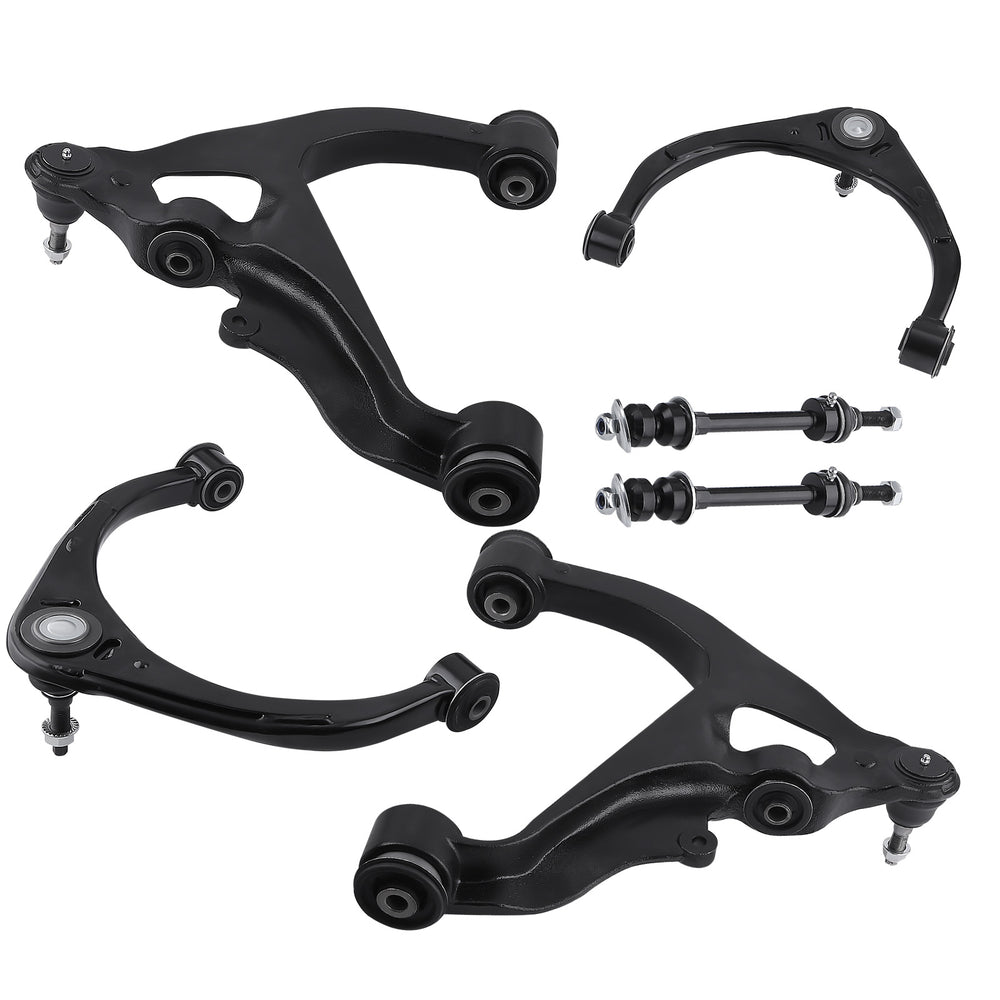 Front UpperLower Control Arms W/ball Joints Kit Compatible for Ram 1500 2013 - 2018 4WD