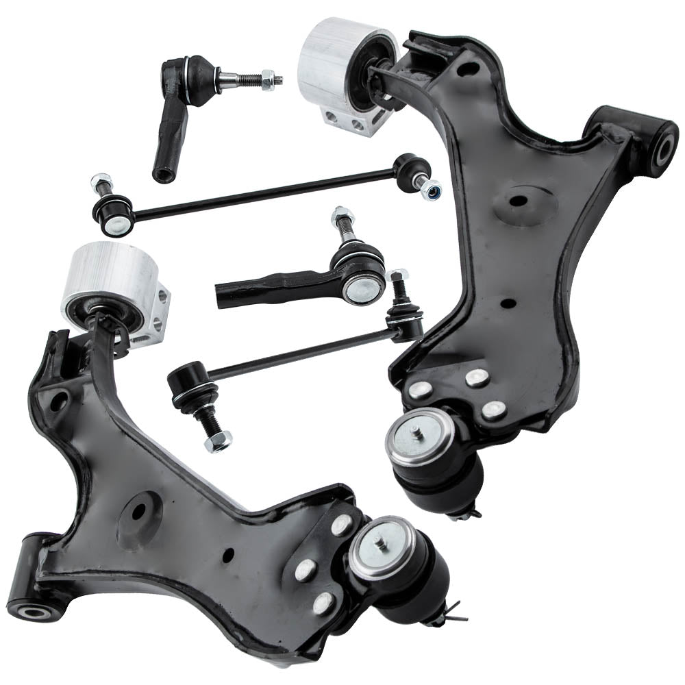 6Pcs Front Lower Control Arms LH RH for 2010-2015 2016 Compatible for Chevrolet Equinox LTZ AWD