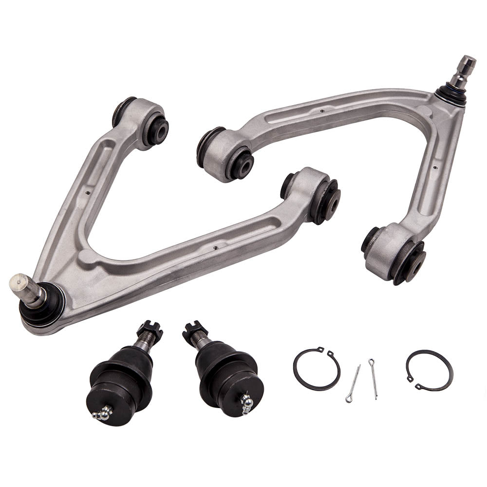 4 Pcs Suspension Front Upper LH RH Control Arms Compatible for Hummer H3 2006-2010 15082974