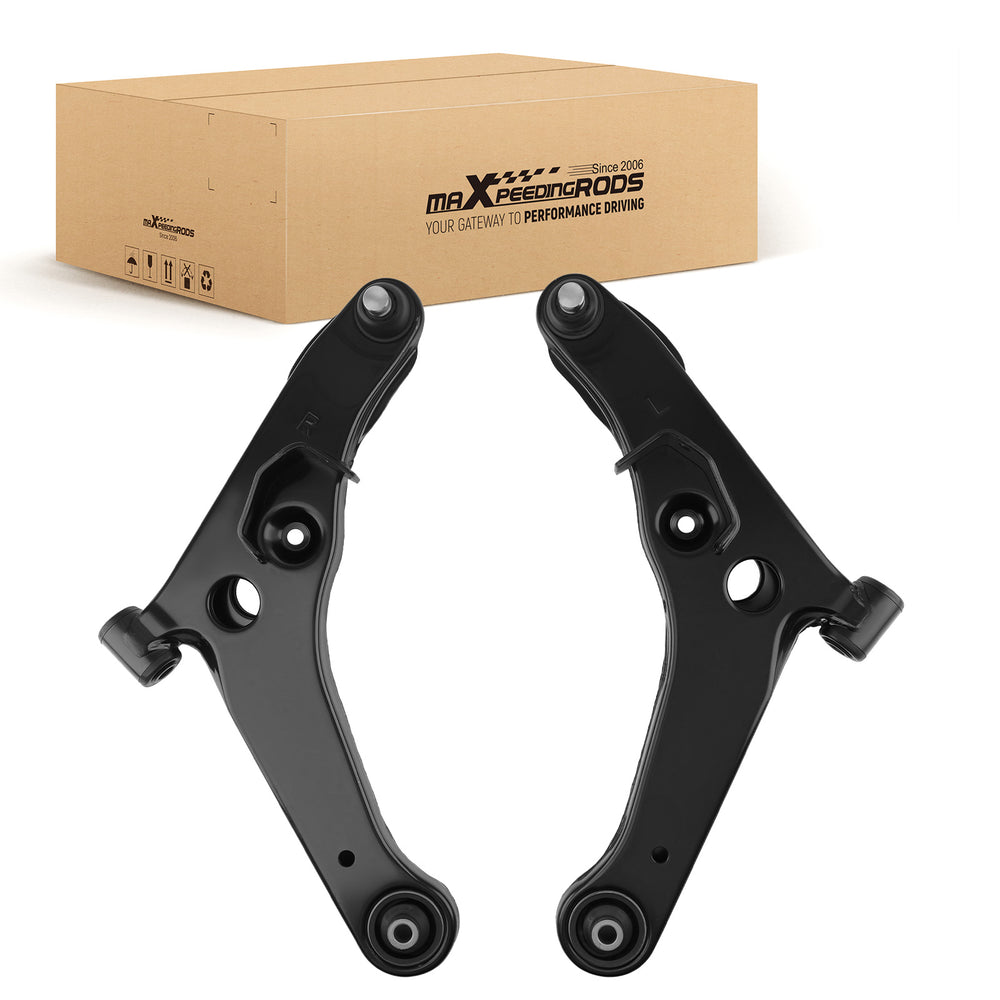 Pair Front Lower Control Arm with Ball Joint Compatible for Mitsubishi Outlander 2003-2006