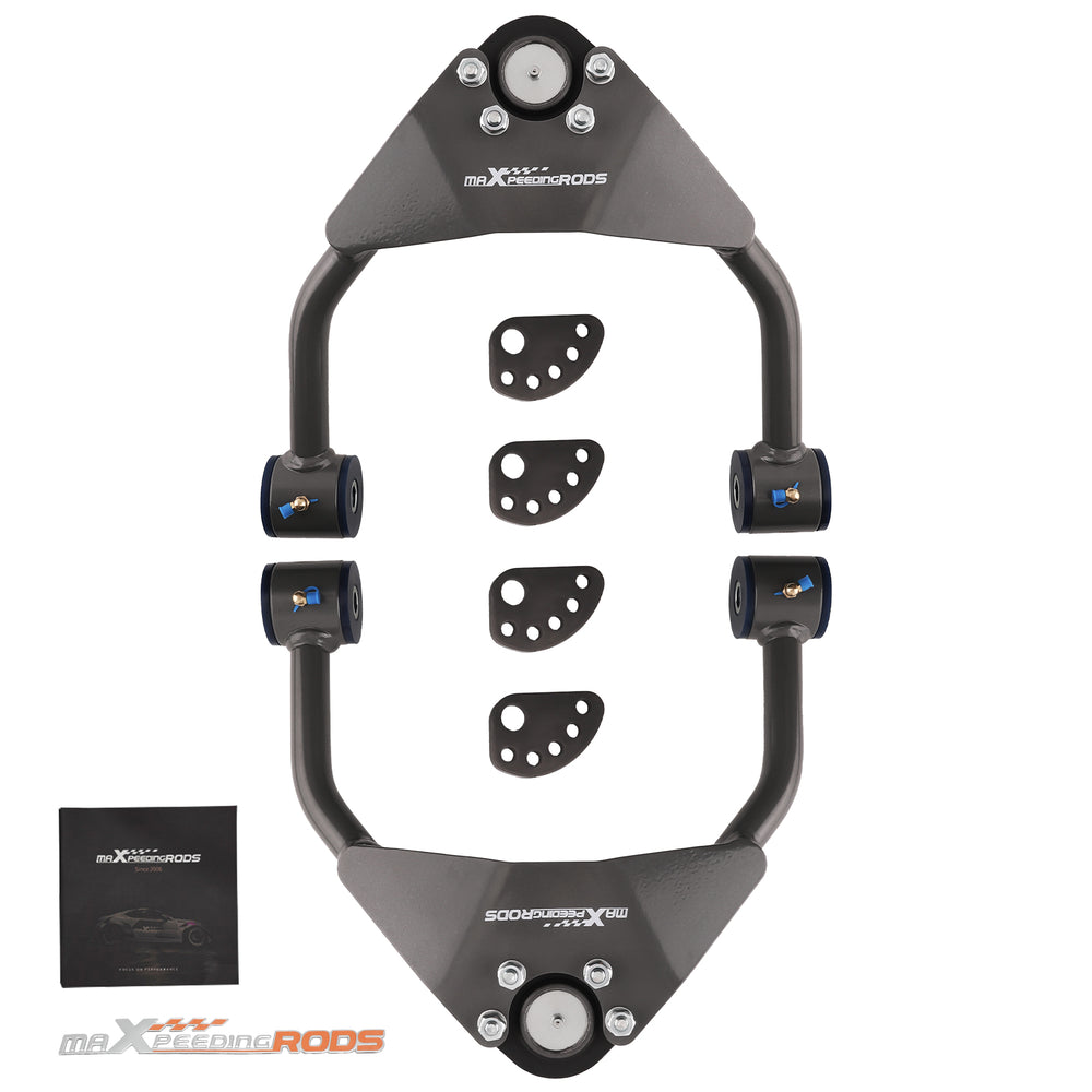2x Upper Drop Alignment Control Arms Drop Kit for 1999-06 Compatible for Silverado Sierra 1500