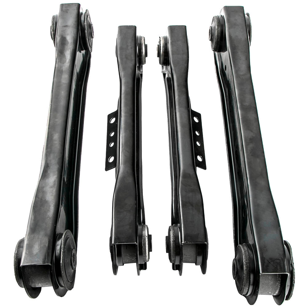 4pcs Rear Upper Lower Control Arms Left & Right Kit Compatible for Jeep Wrangler 97-06