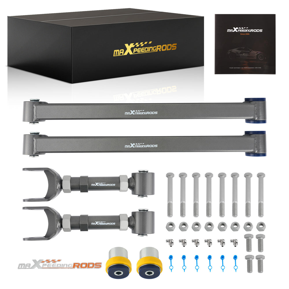 Adjustable Trailing Control Arms Kit Compatible for GM A-Body 1967-1972 Compatible for Chevelle Cutlass