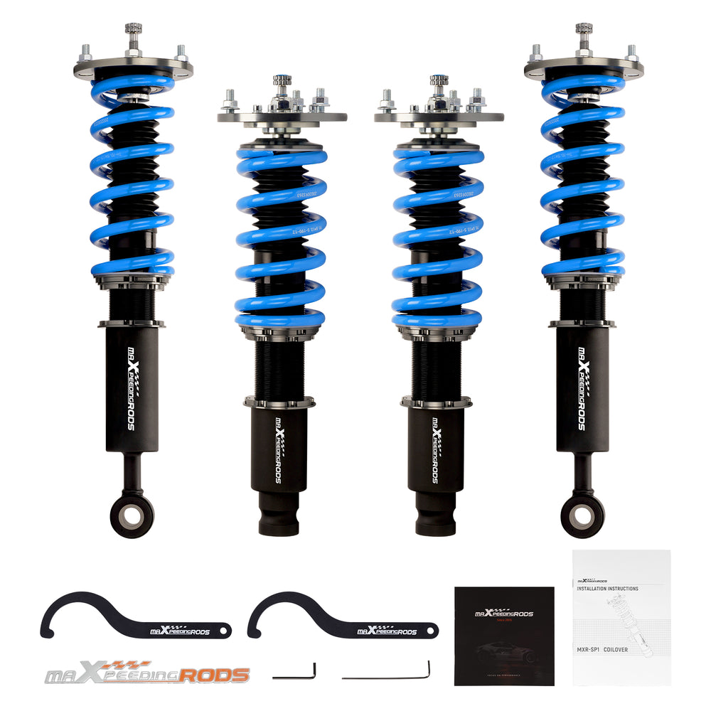 MaXpeedingrods Coilovers Compatible for MITSUBISHI for GALANT for ECLIPSE Compatible for GSX for GST for GS 24 WAY ADJ lowering kit
