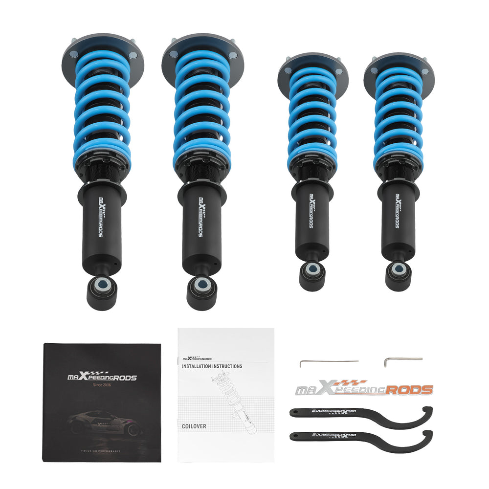 Racing Coilovers Shocks Absorbers Kit 24-way Compatible for LEXUS LS400 XF10 1990-1994 lowering kit