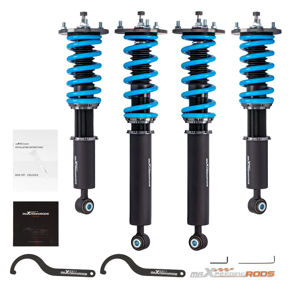 MaXpeedingrods Adjustable Coilovers Lowering Coils Compatible for Lexus LS400 XF10 1990-94