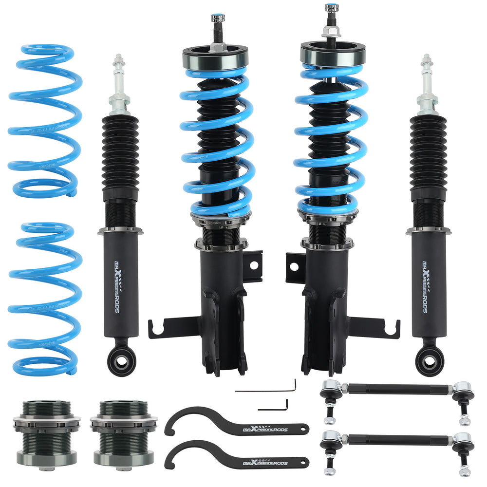 24 Level Damper Adjustable Coilovers Compatible for Chevy Impala Compatible for Malibu Suspension Kit