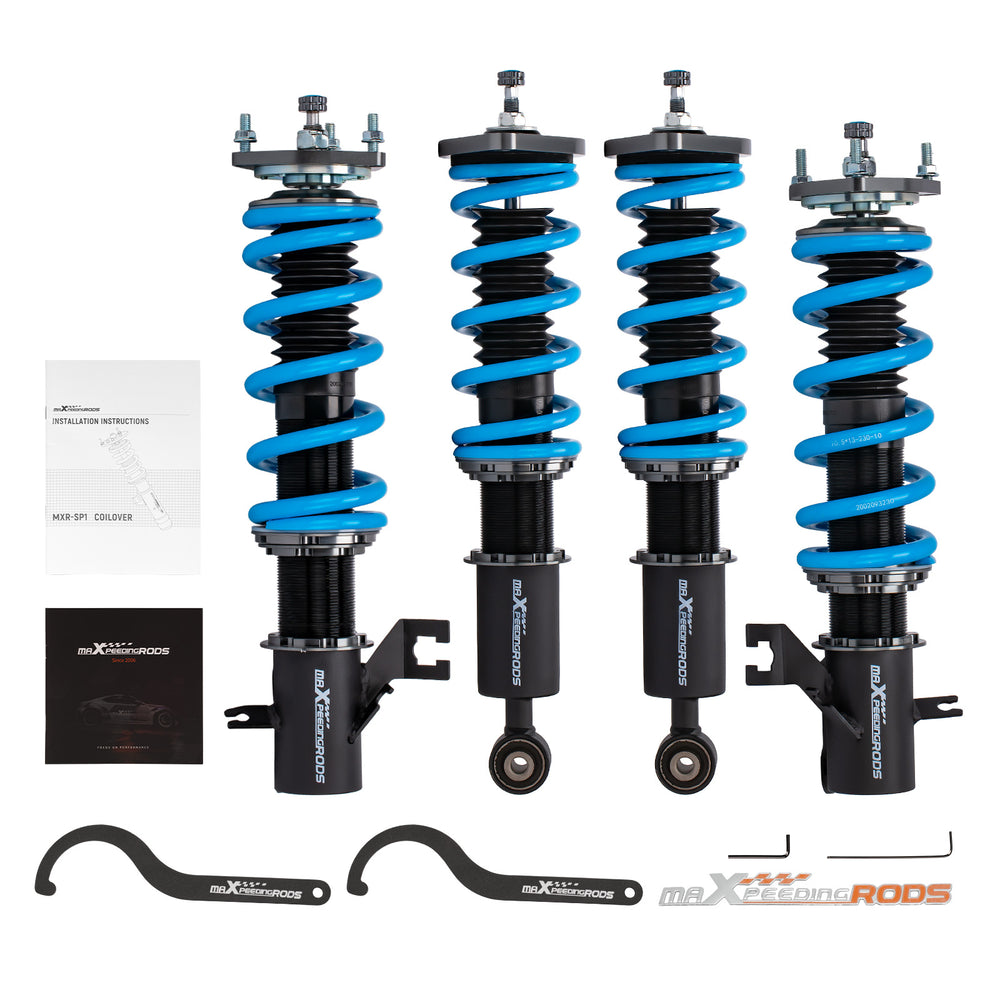 Coilovers 24 Way Adj. Damper Suspension Kit Compatible for Nissan SENTRA 2000-2006
