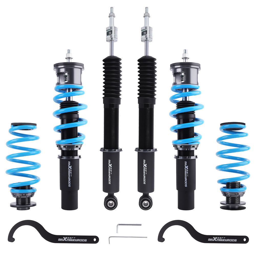 Coilovers 24 Level Adjustable Suspension Springs Kit Compatible for Audi Q5 (8R) 2009-2017