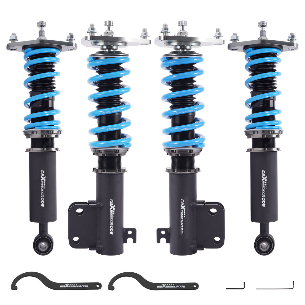 24 Level Damper Adjustable Coilovers Lowering Kit Compatible for Subaru Forester SJ 2014-18