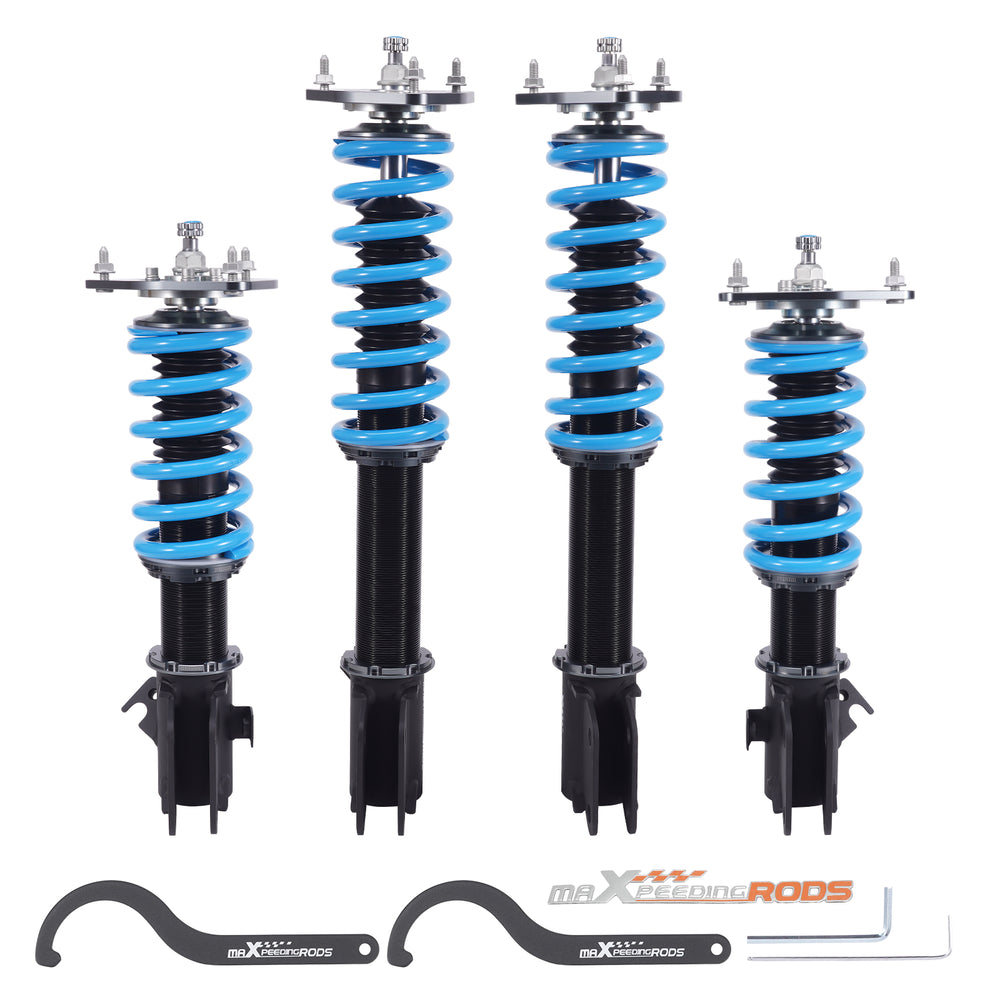Full Coilovers 24 Way Damper Kit Compatible for Subaru Impreza Wrx 2002-07 Compatible for Forester 03-08