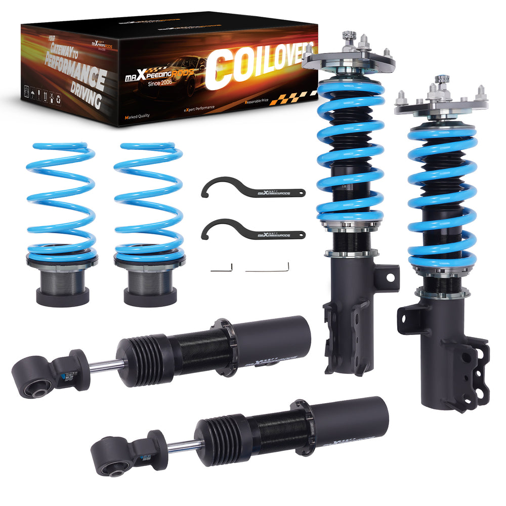 MaXpeedingrods T6 24 Level Coilovers Lowering Kit Compatible for Hyundai Veloster 2012-2018