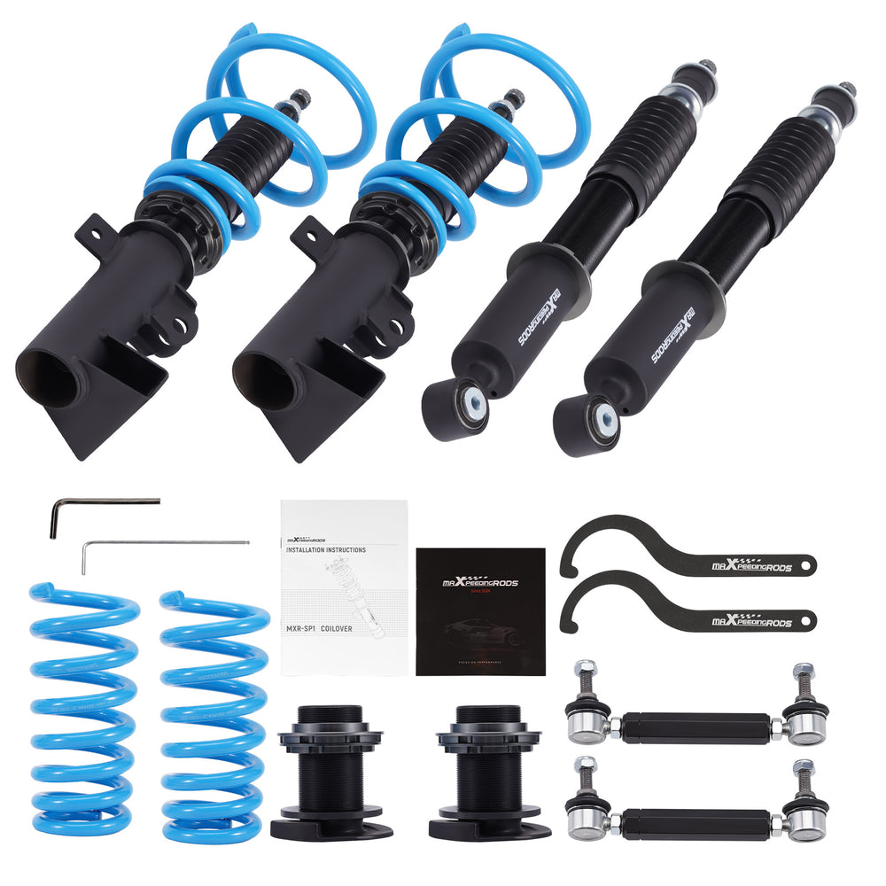 Compatible for Mercedes W203 W209 2001-2007 RWD 24 Way Damper Coilovers Suspension Kit Lowering Kit