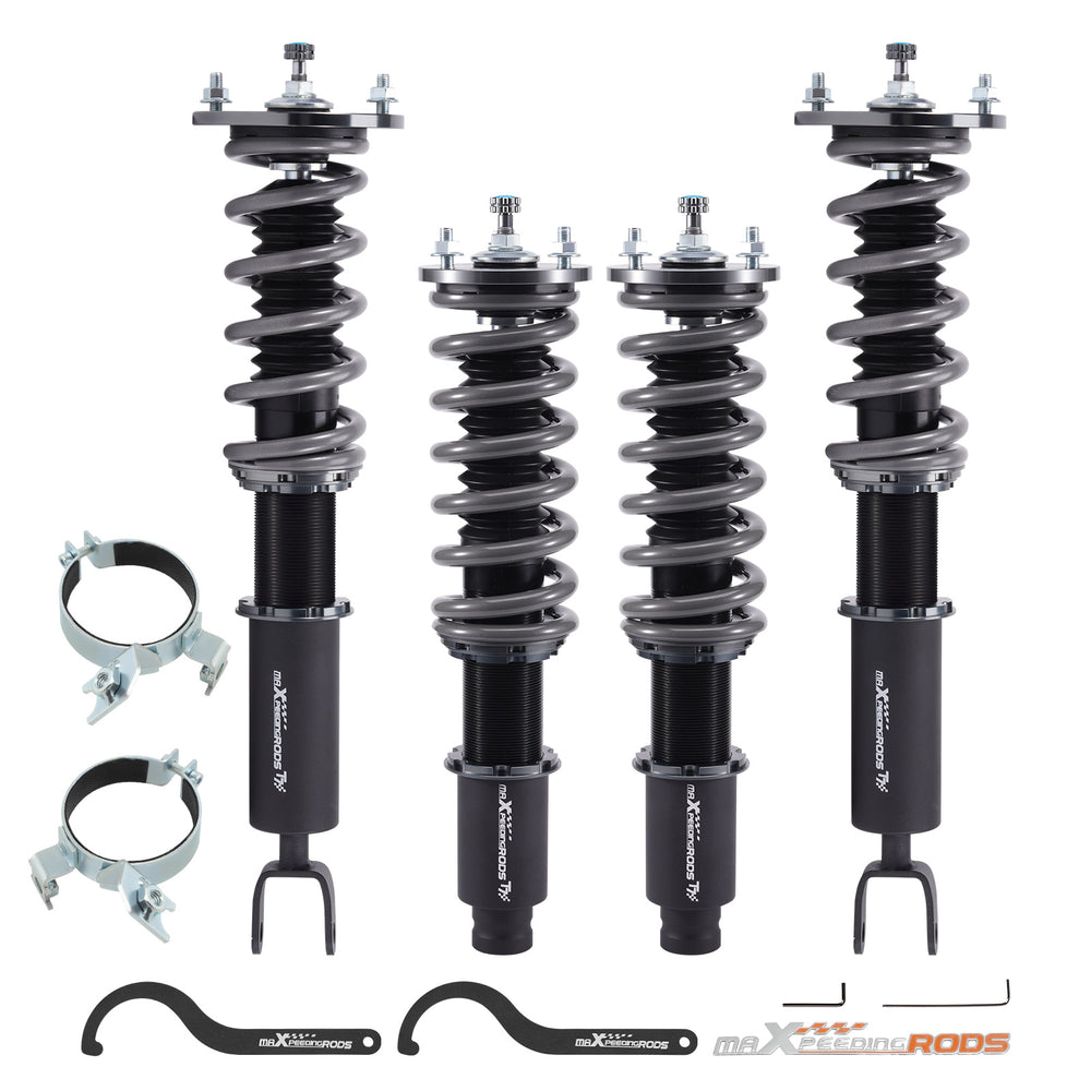 Maxpeedingrods COT7 Coilovers Suspension Lowering Kit Compatible for Honda Accord 1990-97