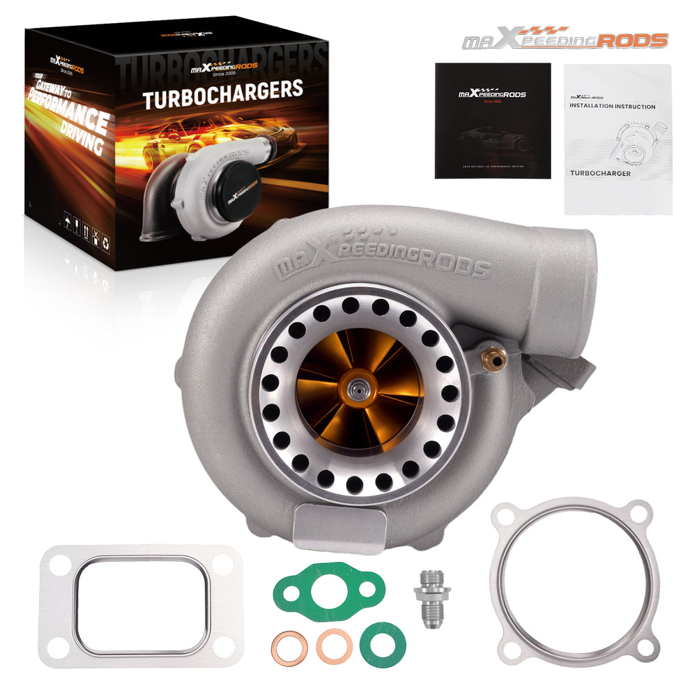 For GT35 GT3582 Dual Ball Bearing Turbo 600BHP T3 AR 0.70 0.63 Billet Turbocharger