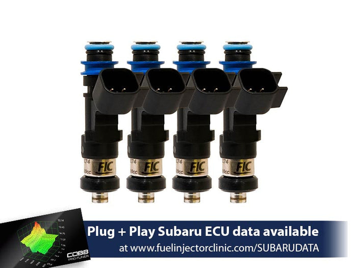 Subaru WRX('02-'14)/STi ('07+) Fuel Injector Clinic Injector Set (High-Z)