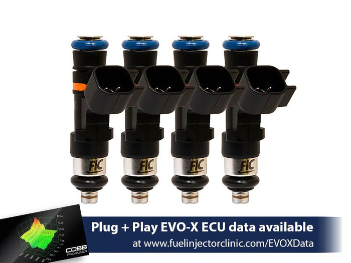 FIC Mitsubishi Evo X Fuel Injector Clinic Injector Set (High-Z)