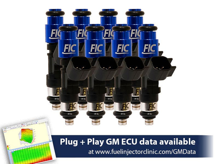 775cc (85 lbs/hr at OE 58 PSI fuel pressure) FIC Fuel Injector Clinic Injector Set for LS1 engines (High-Z)