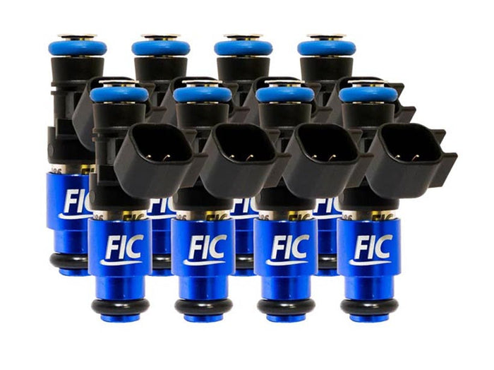 1200cc-D (130 lbs/hr at OE 58 PSI fuel pressure) FIC Fuel  Injector Clinic Injector Set for 4.8/5.3/6.0 Truck Motors ('07-'13) (High-Z)