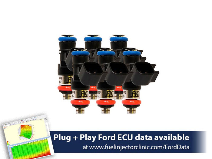 1650cc (160 lbs/hr at 43.5 PSI fuel pressure) FIC Fuel Injector Clinic Injector Set for Ford Raptor (2010-2014) Injector Sets