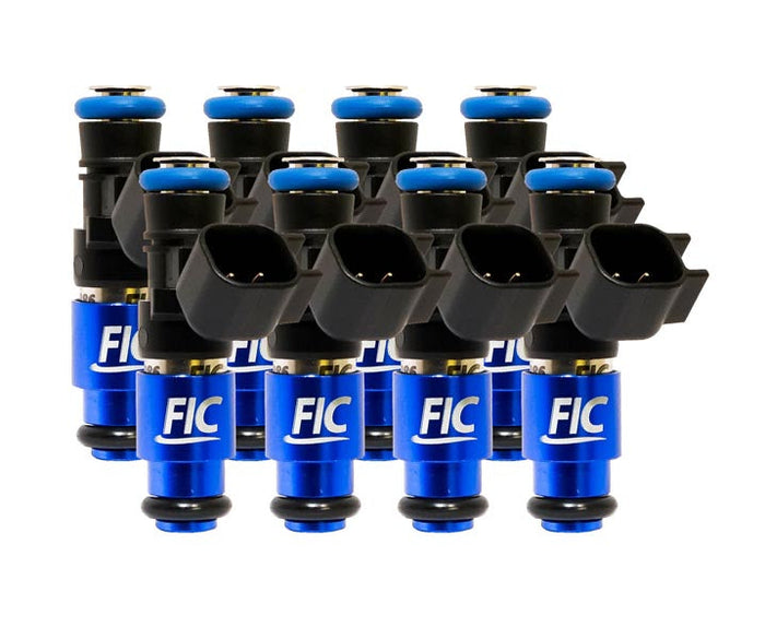 1200cc-D (130 lbs/hr at OE 58 PSI fuel pressure) FIC Fuel Injector Clinic Injector Set for Dodge Hemi SRT-8, 5.7 (High-Z)