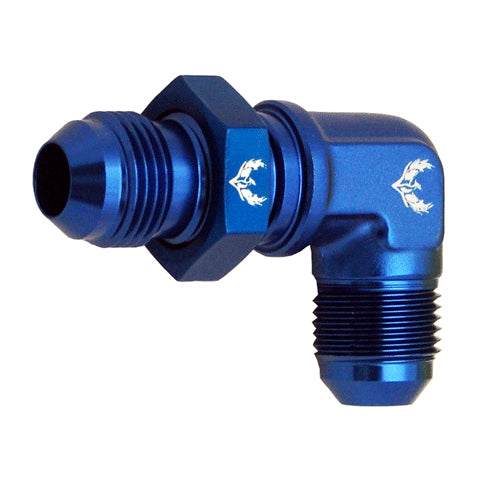 90° Bulkhead Flare Union -12