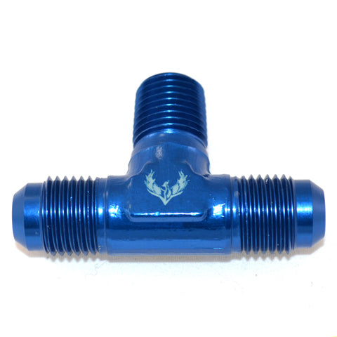 Flare to Pipe TEE on Branch -03 | 1/8 NPT
