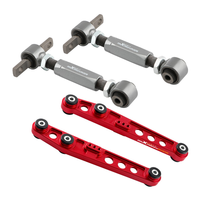 Rear Lower Control Arms + Camber Kit For 1988-95 Compatible for Honda Civic 94-01 Compatible for Acura Integra