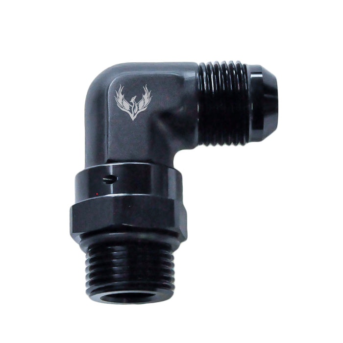 Swivel AN Male to Male ORB 90° | -06 ORB | -06 AN