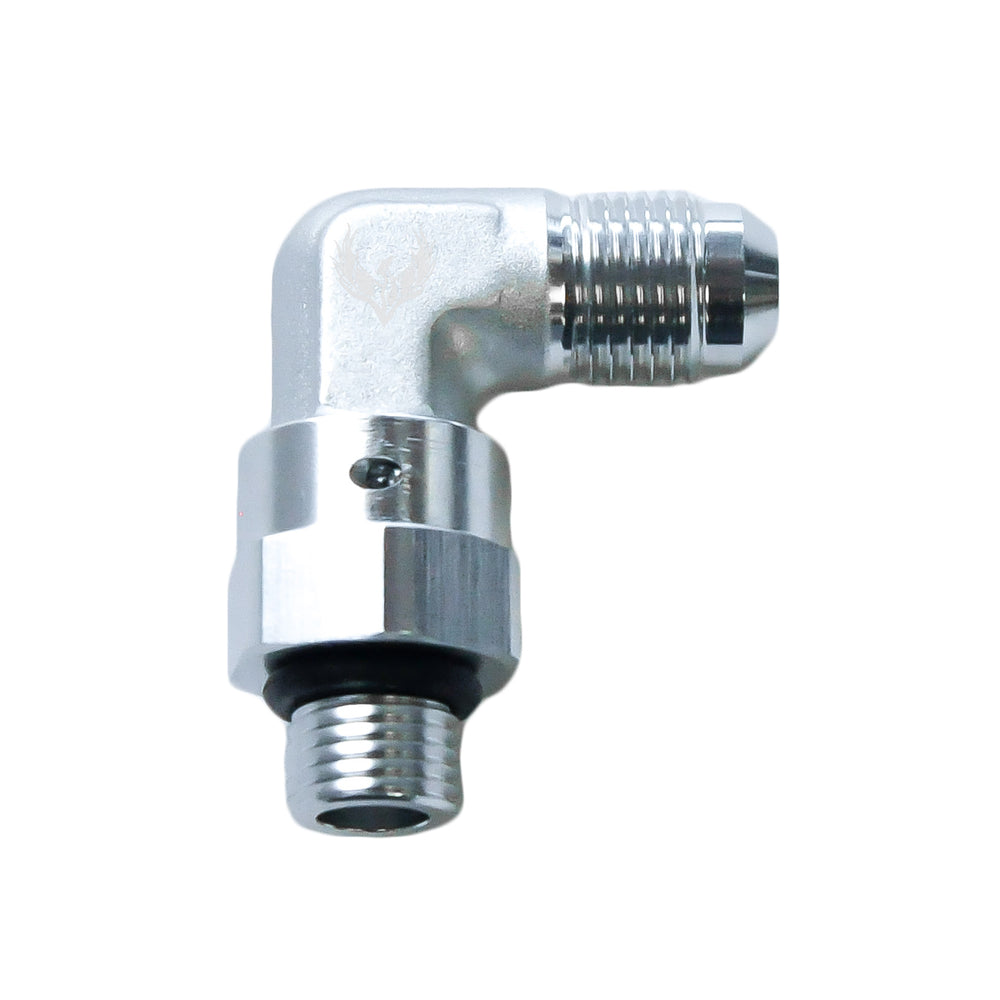 Swivel AN Male to Male ORB 90° | -06 ORB | -06 AN