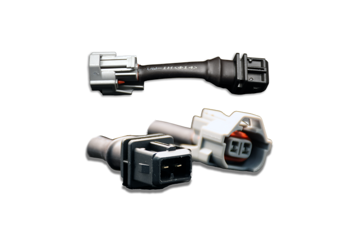 Set of 4 Denso (female) to Jetronic/EV1 Adapter (male) injector plug adaptors