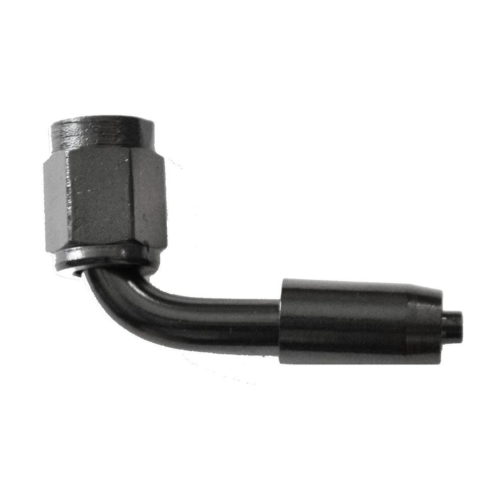 Crimp PTFE Hose End 90° | -03
